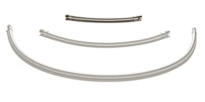 AquaReturn - Fittings 3/8 to 1/2 inches and hoses x 2